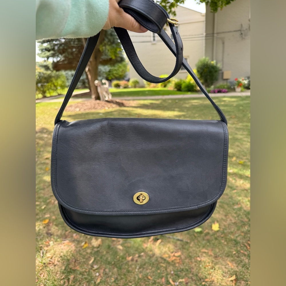 Vintage Coach City Bag Large Style #9790 - Grey